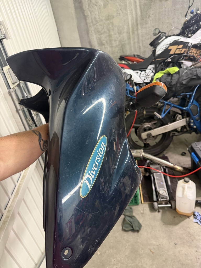 Tête de fourche complète avec phare et araignée occasion — Yamaha XJ 600 N Diversion